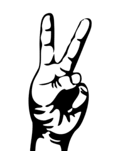 Peace fingers