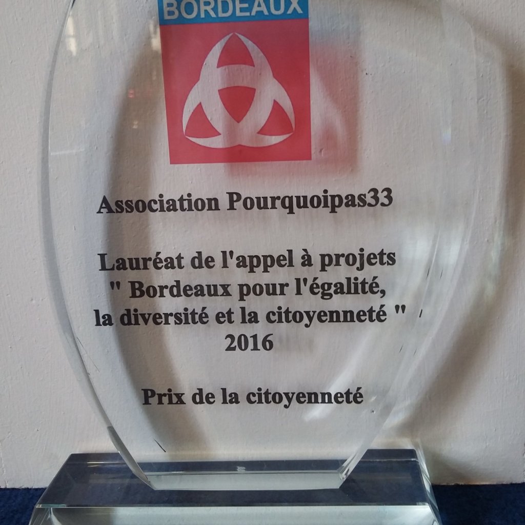 Trophée Du Prix De La Citoyenneté 2016 Bordeaux