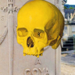 cimetière de la Chartreuse le crâne de Goya