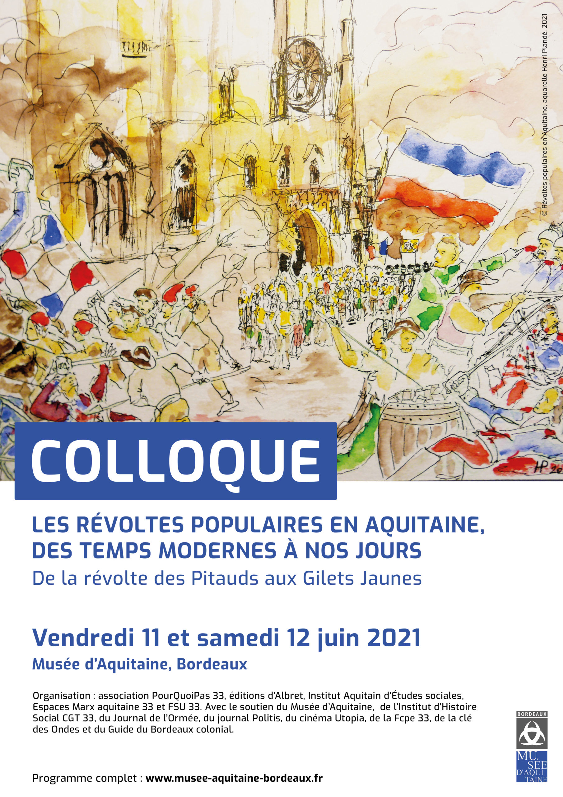 Révoltes Populaires En Aquitaine Rencontres Des 11 Et 12 Juin 2021