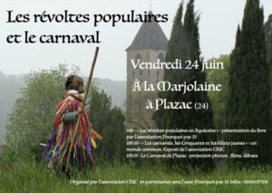 Programme carnaval de Plazac feux de la Saint Jean