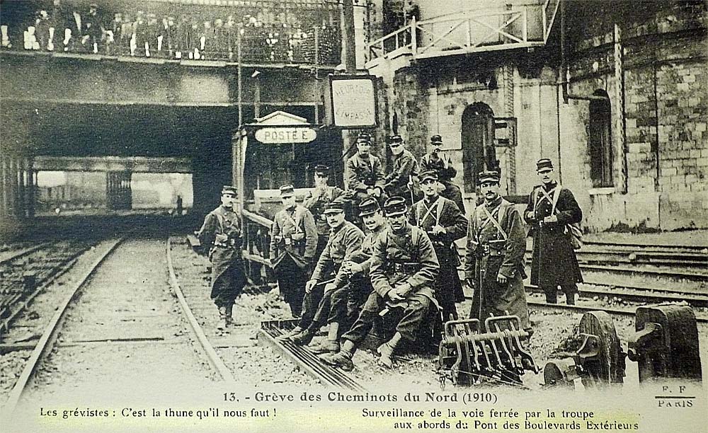 Grève De La Thune En 1910